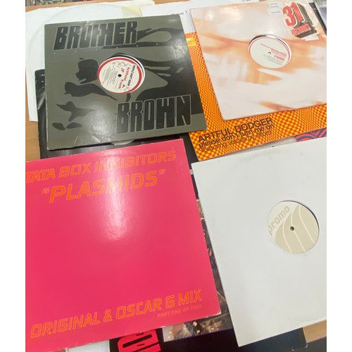 186 - Large selection of assorted records includes DJ, Promotional approx 50 + records