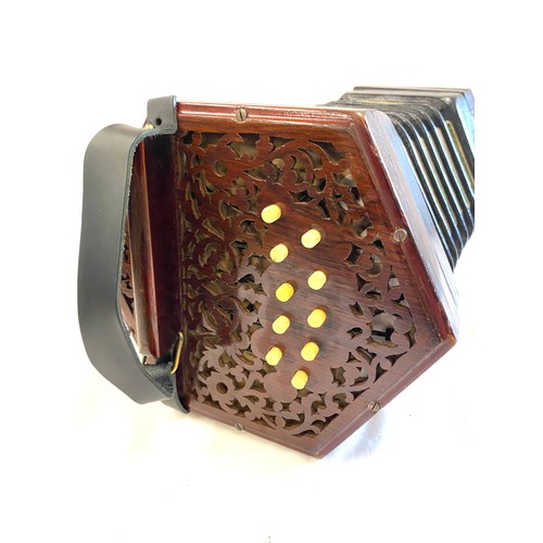 116 - Vintage cased Concertina- Anglo