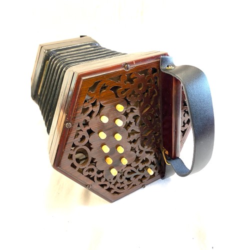 116 - Vintage cased Concertina- Anglo