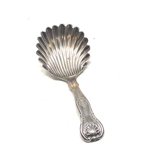 15 - Antique scottish silver tea caddy spoon