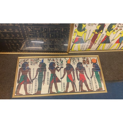 104 - Selection of framed Egyptian prints