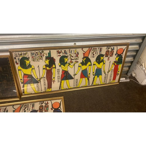 104 - Selection of framed Egyptian prints