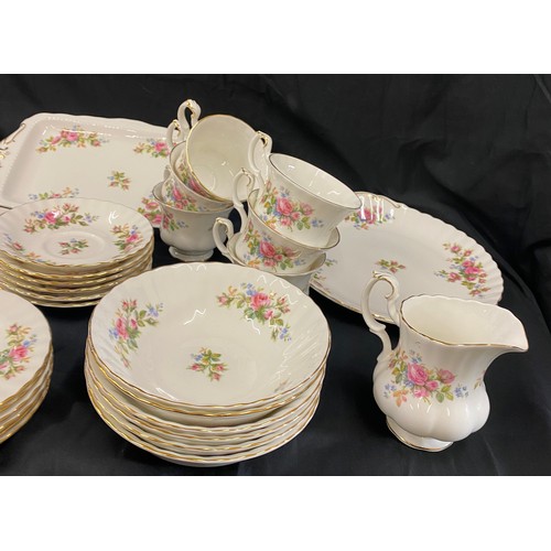 229 - Selection of Royal Albert Moss Rose tea service