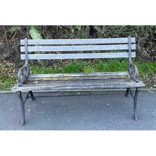 100P - Vintage garden bench 48 inches long