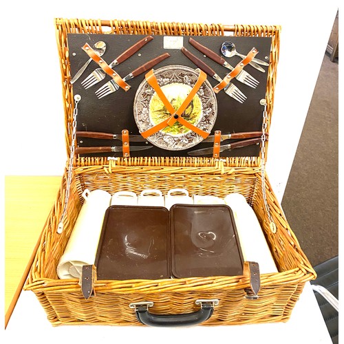 290 - Vintage Antler picnic hamper