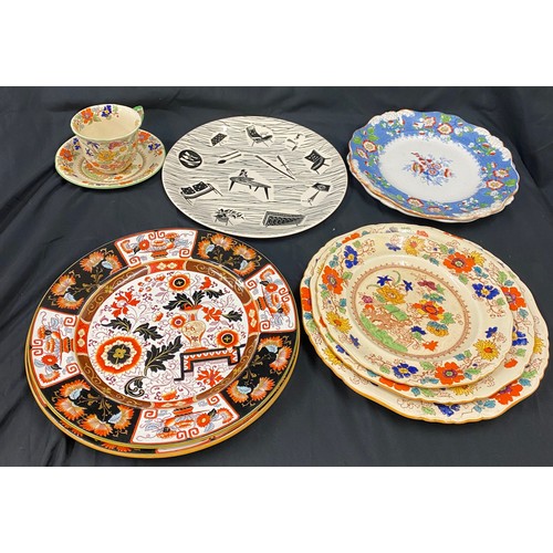 76 - Assorted plates cups and saucers