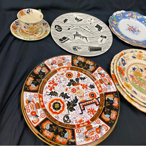 76 - Assorted plates cups and saucers