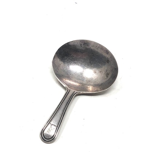 23 - Antique Georgian silver tea caddy spoon