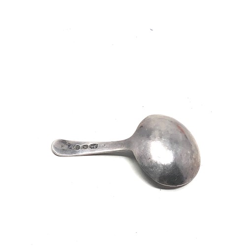 23 - Antique Georgian silver tea caddy spoon