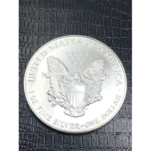 395 - 1993 American Silver Eagle Dollar $1 bullion coin .999 fine silver