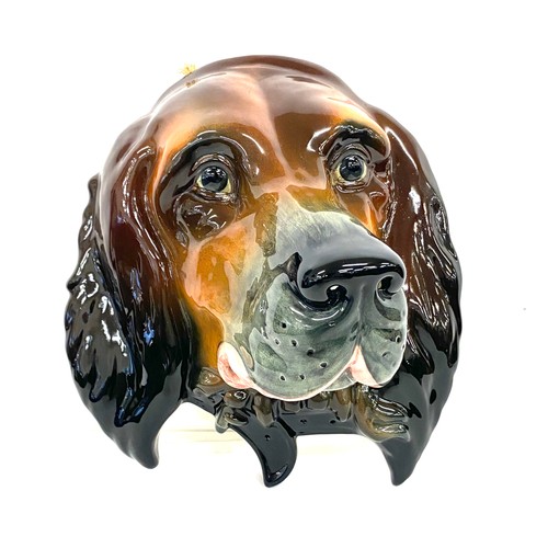 117 - Beswick Dog Wall Plaque No668, measures approx 11inches by 10 inches