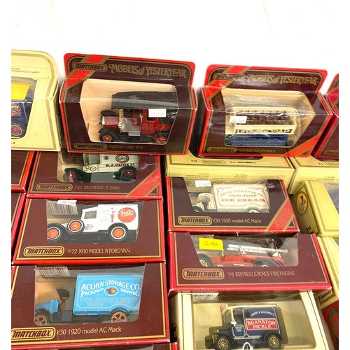 253 - Large selection of Yester year models includes 1918 crossley, 1927 talbot van, 1912 Ford T etc