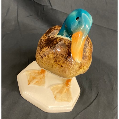 102 - Large Vintage Beswick Mallard duck, over all good condition, height approx 7.5 inches tall