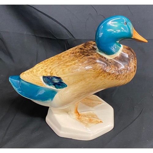 102 - Large Vintage Beswick Mallard duck, over all good condition, height approx 7.5 inches tall