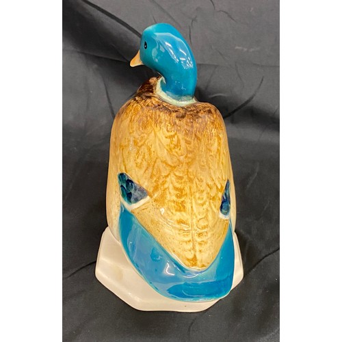 102 - Large Vintage Beswick Mallard duck, over all good condition, height approx 7.5 inches tall