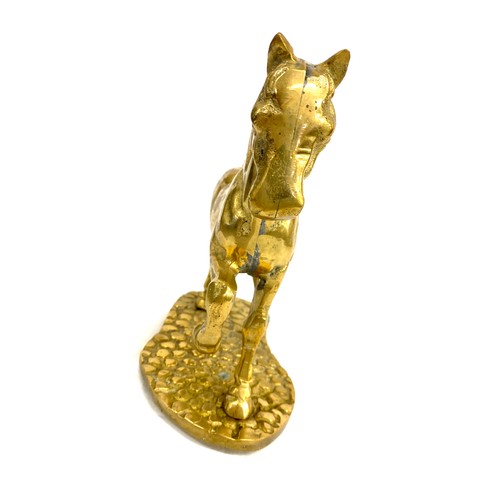 2 - Vintage Heavy brass horse figure