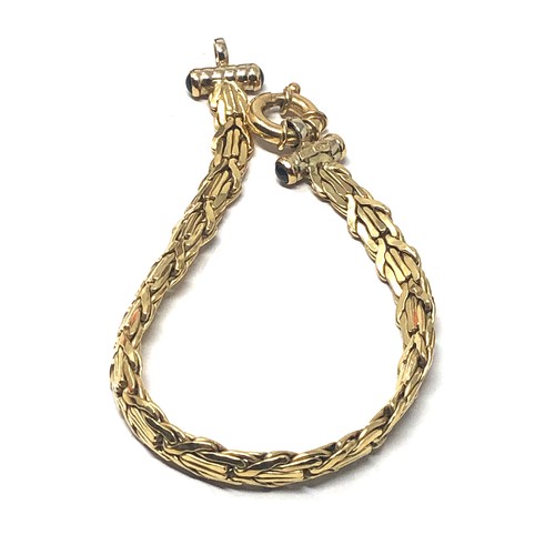 83 - 18ct gold bracelet weight 11g