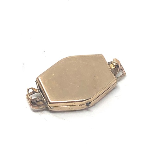 369 - ladies 9ct gold accurist wrist watch head only for spares gold weight 2.9g