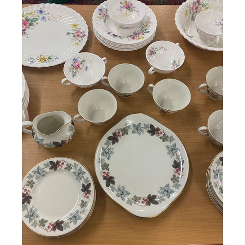 277 - Part Royal Doulton Camelot tea service, part Royal Doulton Arcadia dinner service