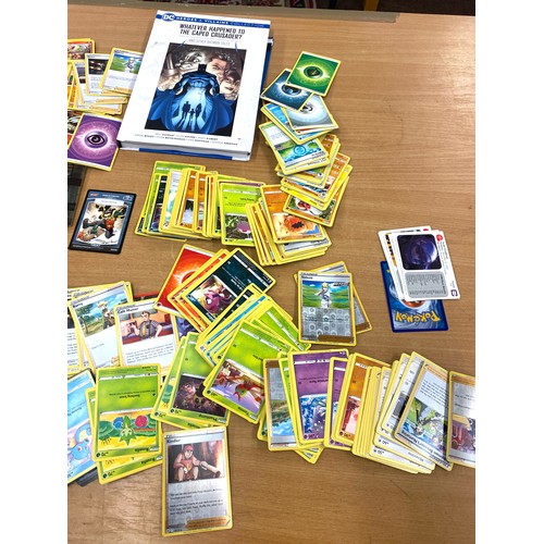 180 - Selection of collectors cards to include Pokemon, WWE, Batman, Hero's and villains book etc