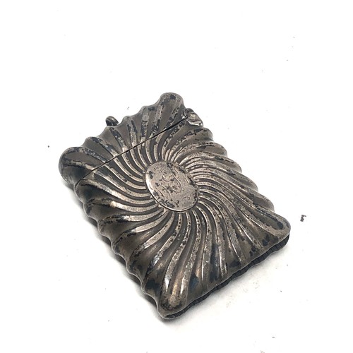 70 - Antique silver vesta case