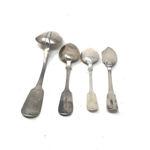 65 - Antique silver cutlery