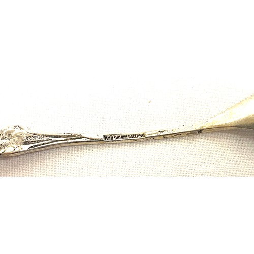 410 - Cased Silver dutch (Holland) tea spoon