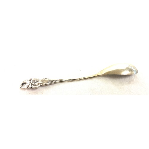 410 - Cased Silver dutch (Holland) tea spoon