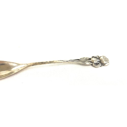 410 - Cased Silver dutch (Holland) tea spoon