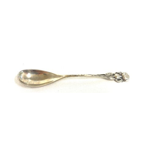 410 - Cased Silver dutch (Holland) tea spoon