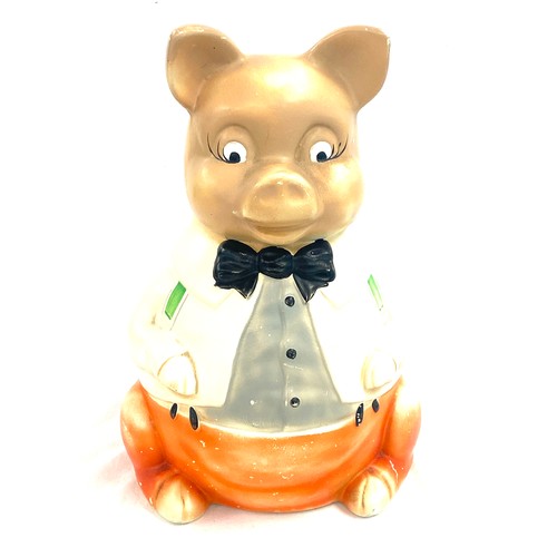 154 - Large vintage pig money box