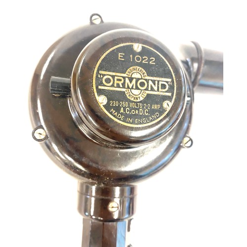 519 - Boxed Ormond bakelite hair dryer, working order