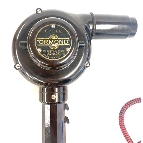 519 - Boxed Ormond bakelite hair dryer, working order