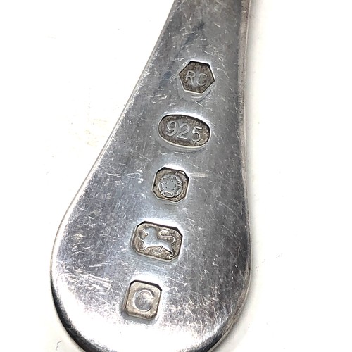 54 - 3 silver tea caddy spoons