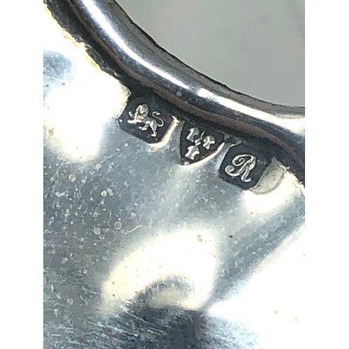 45 - Small silver calender chester silver hallmarks