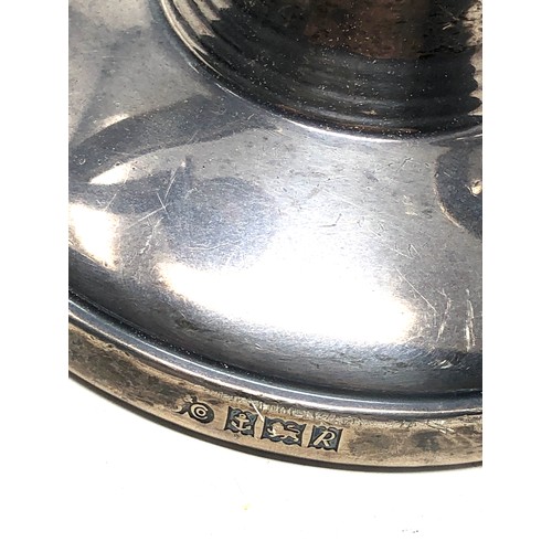 49 - Vintage silver candlestick Birmingham silver hallmarks
