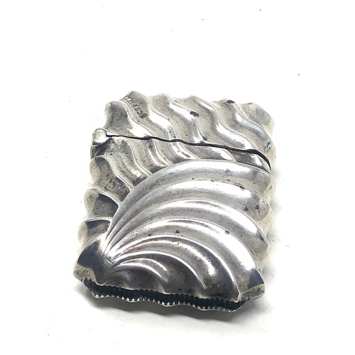 68 - Antique silver vesta case