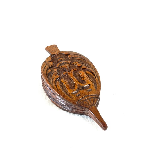 483 - Antique carved miniature treen bellows