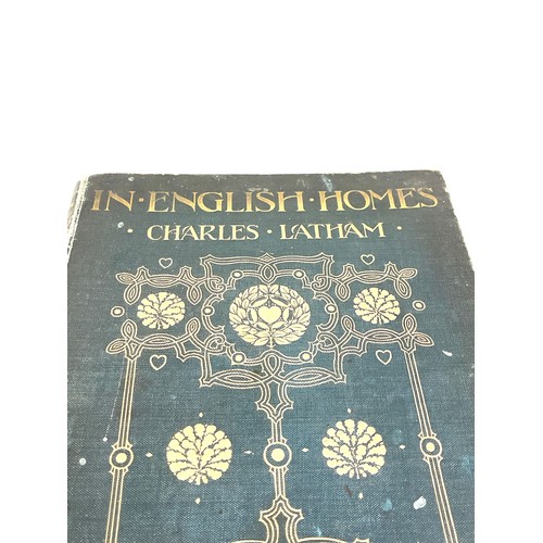 129 - Old antiquarian book - In English, Homes by Charles Latham