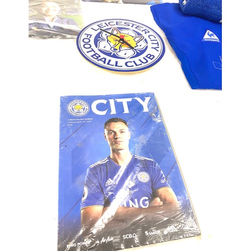 159 - Selection of Leicester city Memorabilia includes shirt, towel etc