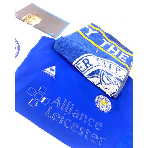 159 - Selection of Leicester city Memorabilia includes shirt, towel etc