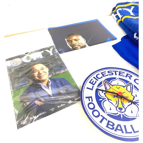 159 - Selection of Leicester city Memorabilia includes shirt, towel etc