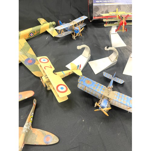 151 - A selection of Corgi aircraft models to include Fokker DR 1, B658, Corgi Lancaster PD119  etc