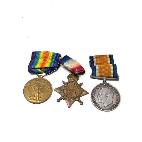 354 - ww1 mons star trio medals to cmt-1349 pte j.w.spink a.s.c