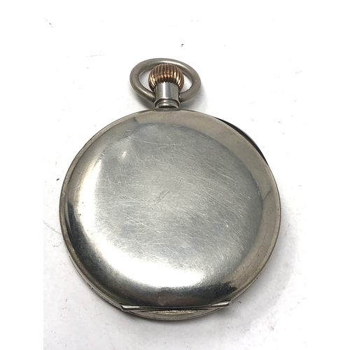 357 - Antique open face pocket watch omega the watch is not ticking