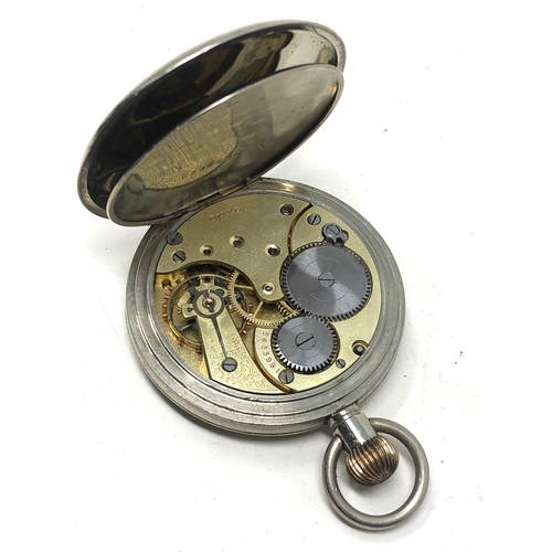 357 - Antique open face pocket watch omega the watch is not ticking