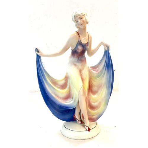 51 - Art deco figurine 1930s factory mark to base approx 33 cm