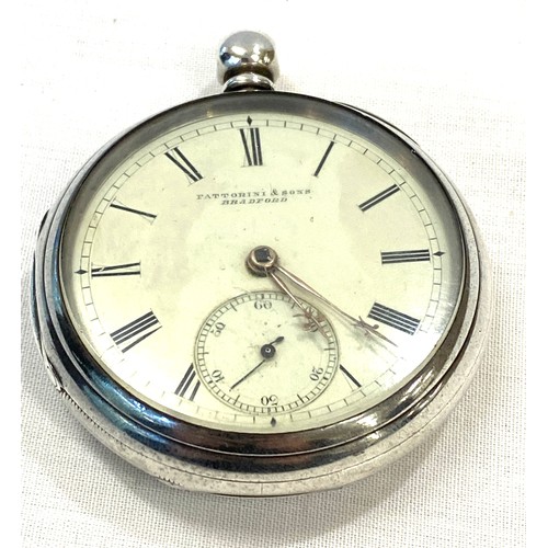 501 - Silver pocket watch hallmark for Chester 1933- untested