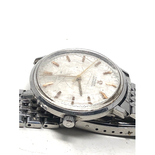 371 - Gents omega de ville automatic wristwatch bracelet lacking endlink the watch is ticking