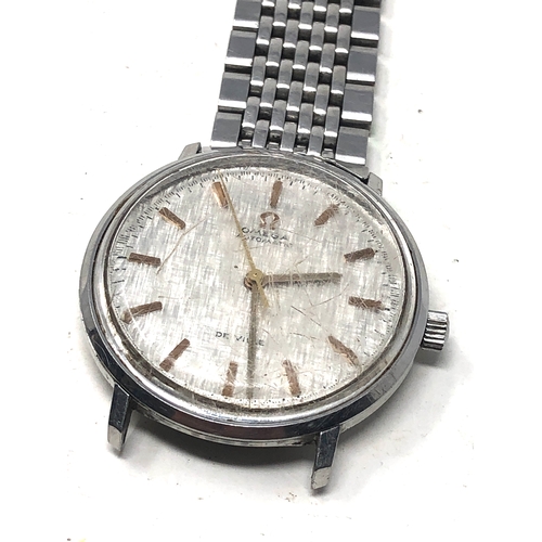 371 - Gents omega de ville automatic wristwatch bracelet lacking endlink the watch is ticking